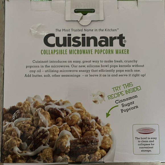 Cuisinart collapsible Microwave Popcorn Maker - Picture 2 of 2